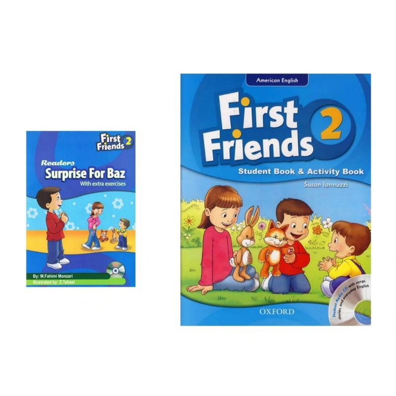 کتاب American First Friends 2 اثر Susan Iannuzzi انتشارات الوندپویان مجموعه 2 جلدی کتاب American First Friends 2 اثر Susan Iannuzzi انتشارات الوندپویان مجموعه 2 جلدی