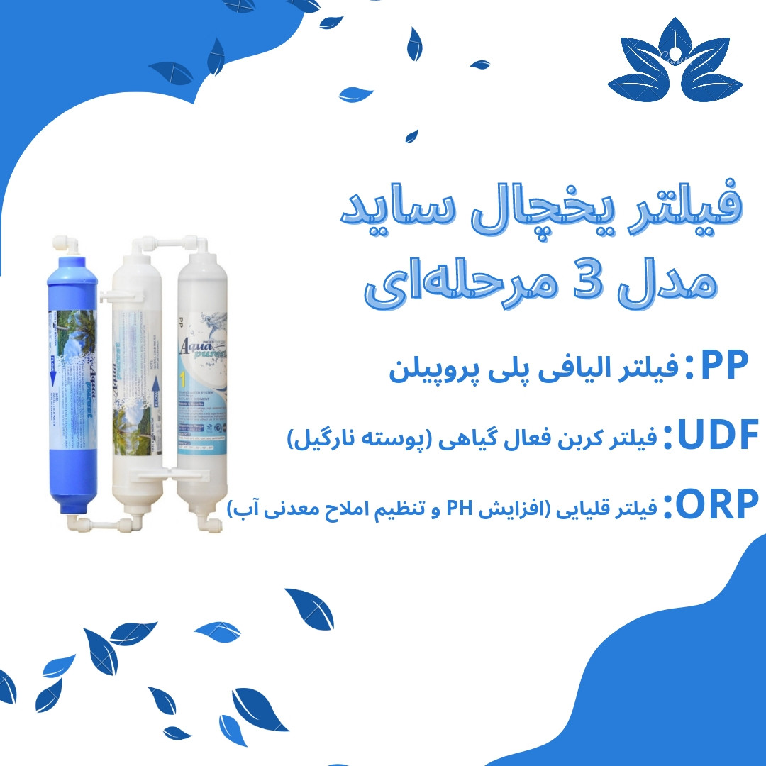فیلتر تصفیه آب یخچال و فریزر آکوا پیورست مدل ORP 301 مجموعه 3 عددی فیلتر تصفیه آب یخچال و فریزر آکوا پیورست مدل ORP 301 مجموعه 3 عددی