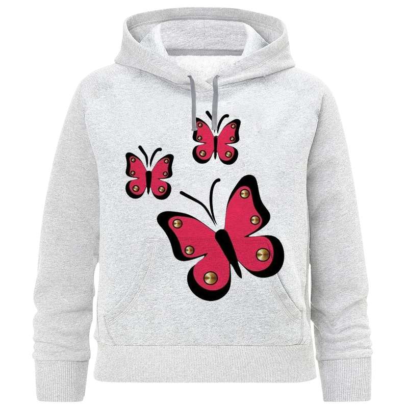 هودی دخترانه مدل پروانه A254