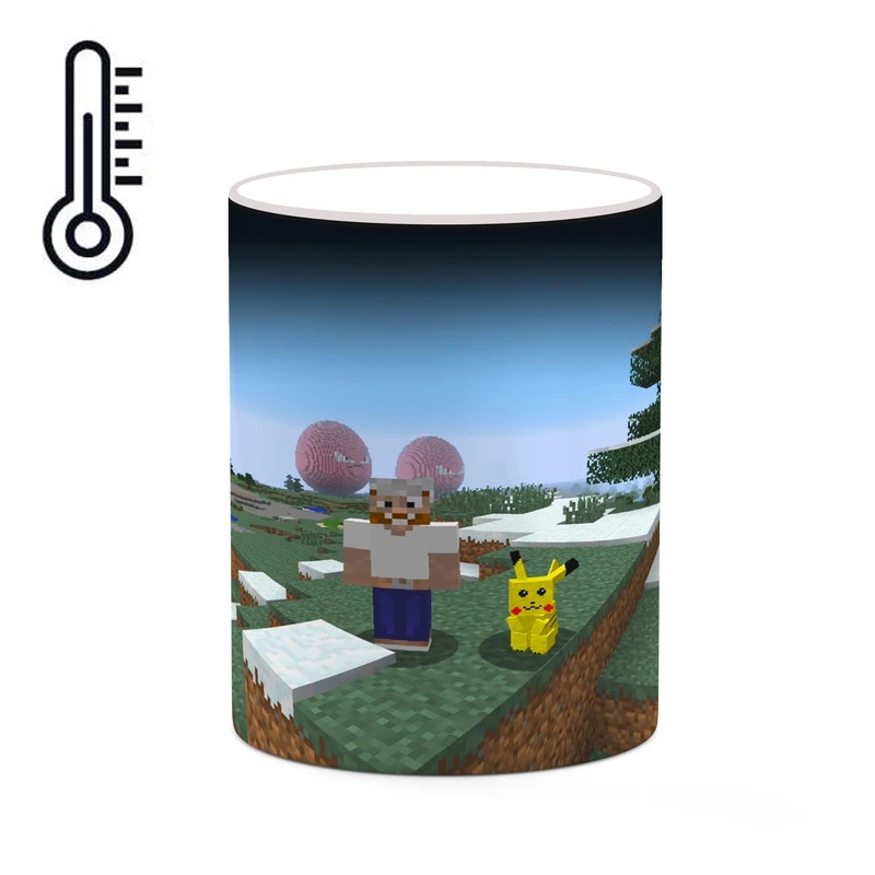 ماگ حرارتی کاکتی طرح ماینکرافت minecraft مدل mgh41154