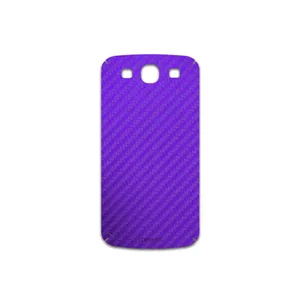 MAHOOT Purple-Fiber Cover Sticker for Samsung Galaxy S3 Neo