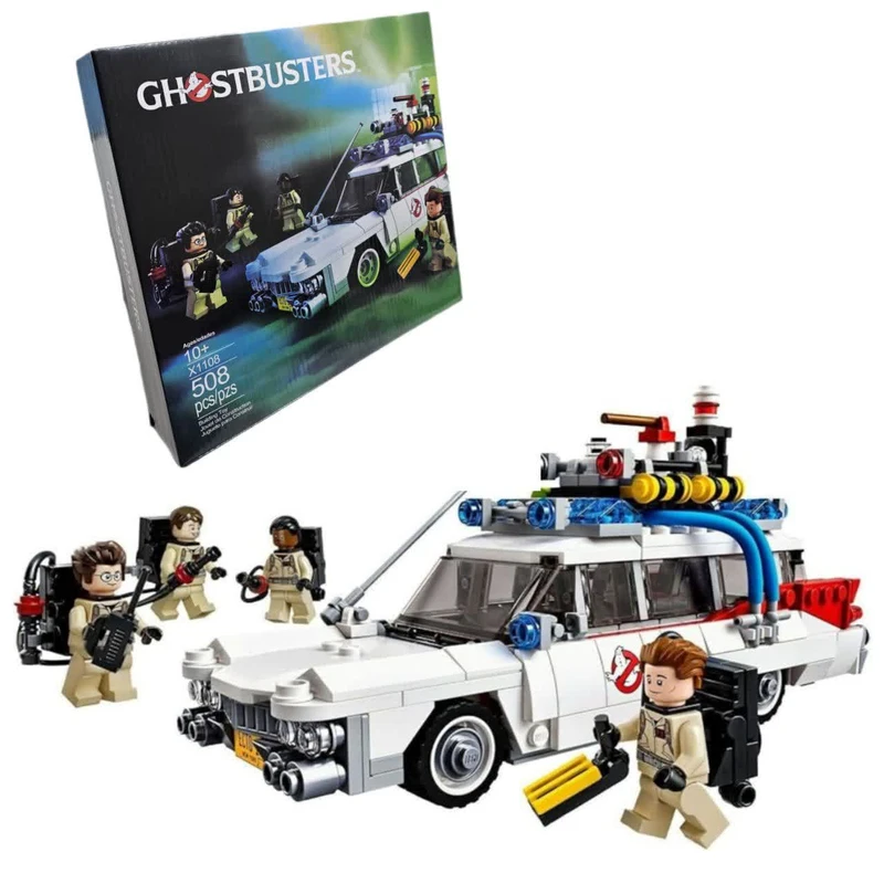  ساختنی 508 تکه ناب سل گوست باسترز شکارچیان ارواح کد 508 PCS/PZS GHOSTBUSTERS X1108 به همراه 4 عدد فیگور
