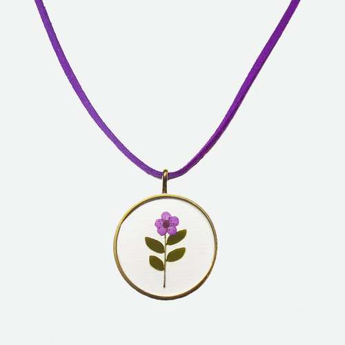 گردنبند زنانه طرح گل مدل B10