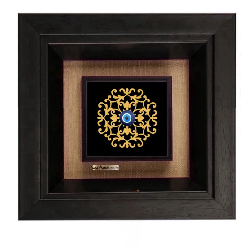 تابلو طلاکوب زرکات طرح چشم نظر مدل F134