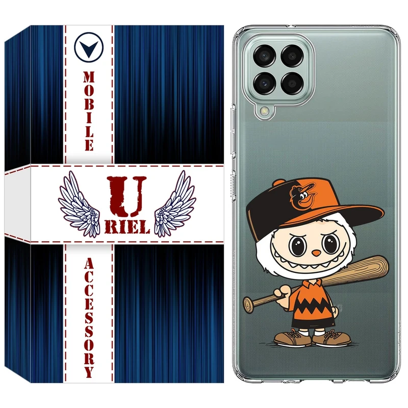 کاور یوریل مدل Clear کد 128 طرح لبوبو مناسب برای گوشی موبایل سامسونگ Galaxy A12 / A12 Nacho / M12