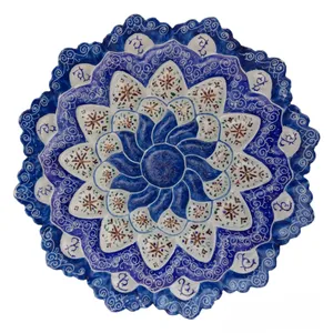 بشقاب میناکاری مدل آسمان
