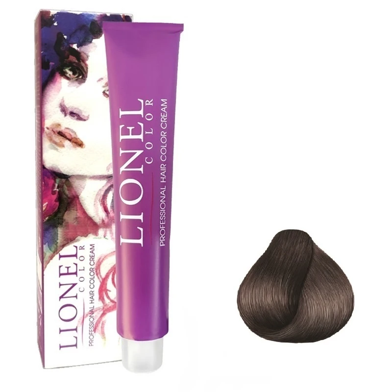 رنگ مو لیونل شماره C4 5.1 حجم 100 میلی لیتر رنگ قهوه ای دودی روشن