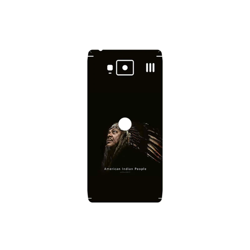 برچسب پوششی ماهوت مدل Portrait of an Indian Man مناسب برای گوشی موبایل موتورولا Droid Razr HD