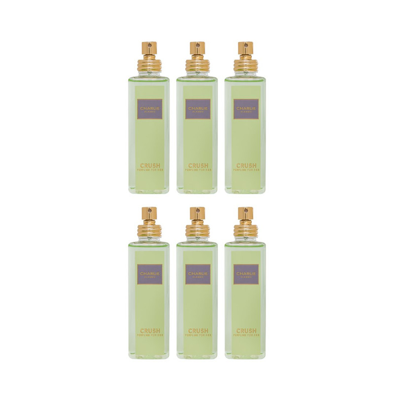 ادوتویلت زنانه چارلی مدل crush حجم 100 میلی‌لیتر مجموعه 6 عددی 