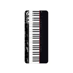 MAHOOT Piano_Instrument Cover Sticker for Motorola Moto E32s