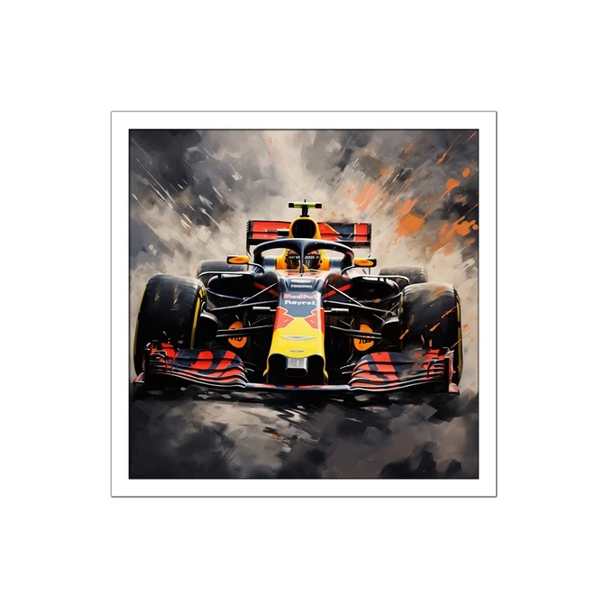 تابلو نوری بکلیت طرح ماشین مسابقه رالی مدل W-MID-17289