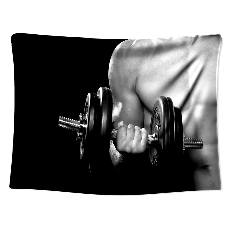 پوستر پارچه ای مدل بک دراپ ورزشی کد 1745