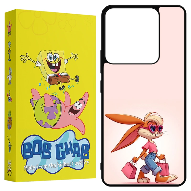 کاور باب قاب طرح خرگوش مدل BN144 مناسب برای گوشی موبایل شیائومی Redmi Note 14 4G