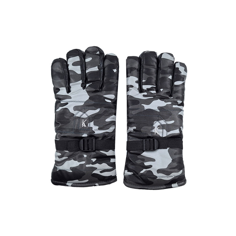 دستکش موتورسواری مدل چریکی طرح K کد 1518