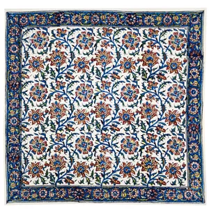 رومیزی قلمکار مدل ترنج کد TRJ-60-60