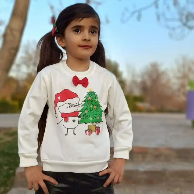 تی شرت آستین بلند بچگانه کد 140101YL