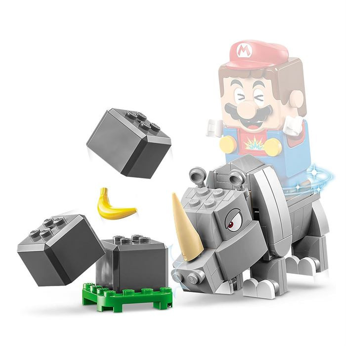 لگو سری سوپر ماریو مدل کرگدن خاکستری کد 71420