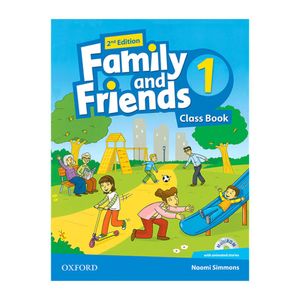 کتاب Family and friends 1 american اثر naomi simmons انتشارات oxfird