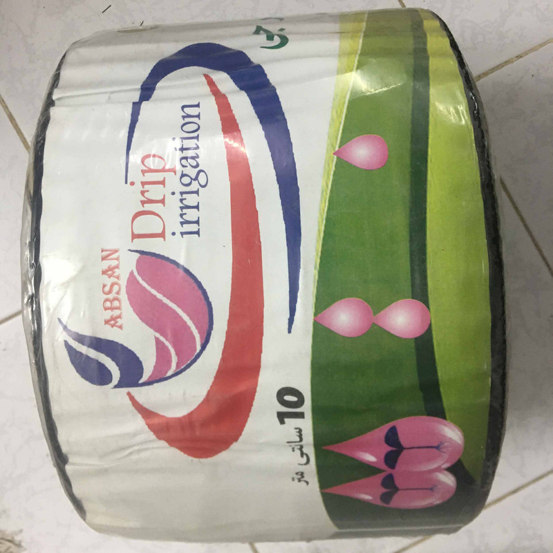 نوار آبیاری قطره ای پلیمر جی مدل 10cm طول 1000 متر نوار آبیاری قطره ای پلیمر جی مدل 10cm طول 1000 متر