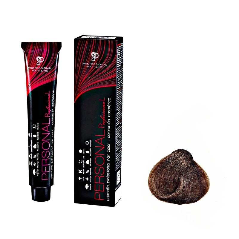 رنگ مو پرسونال پی ال شماره 6.00 حجم 100 میلی لیتر رنگ بلوند طبیعی تیره قوی 