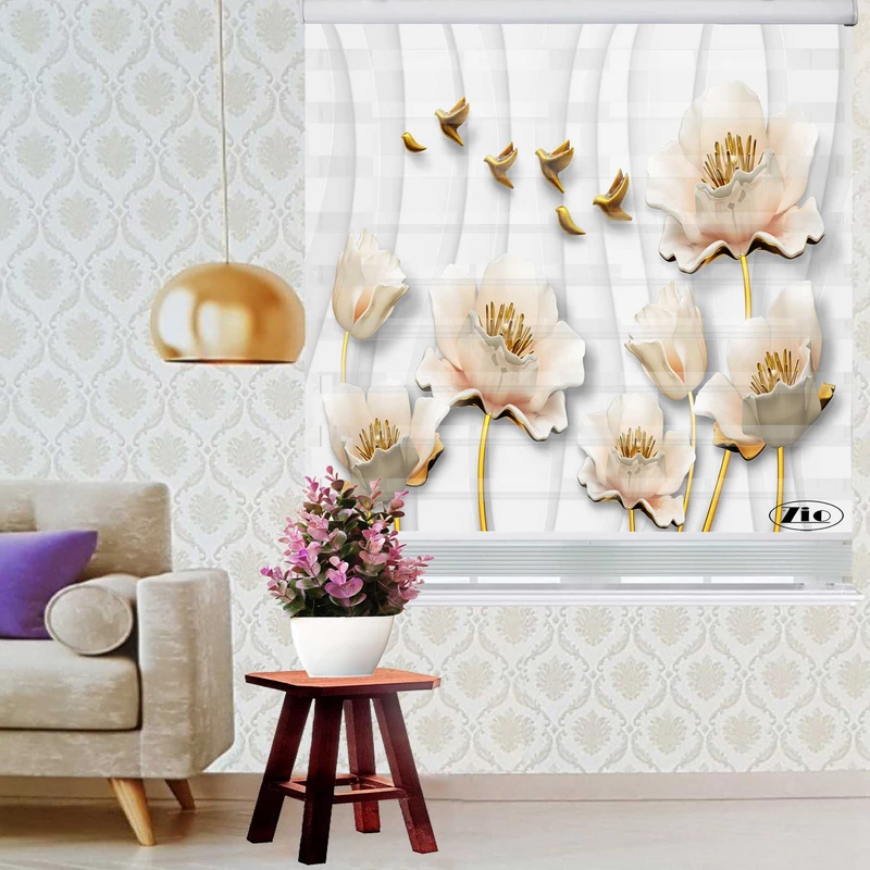 پرده زبرا زیو کد 3D1109 سایز 150x200 سانتی متر