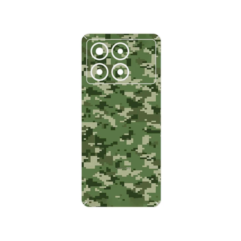 برچسب پوششی ماهوت مدل Army_Green_Pixel مناسب برای گوشی موبایل شیائومی Poco X6 Pro