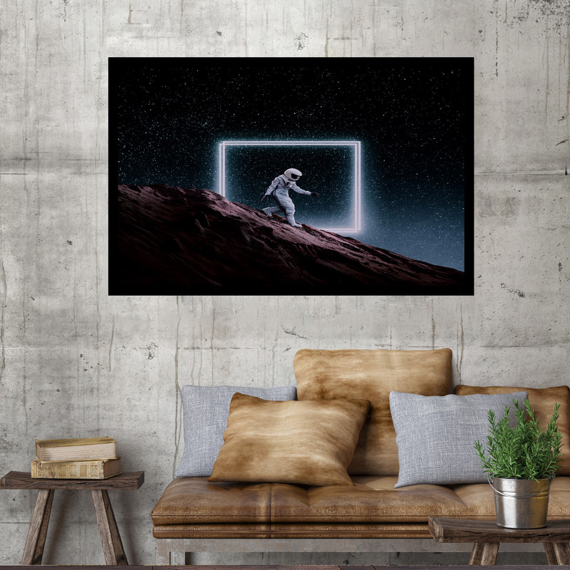 تابلو نوری بکلیت طرح فضانورد مدل B-MO1741