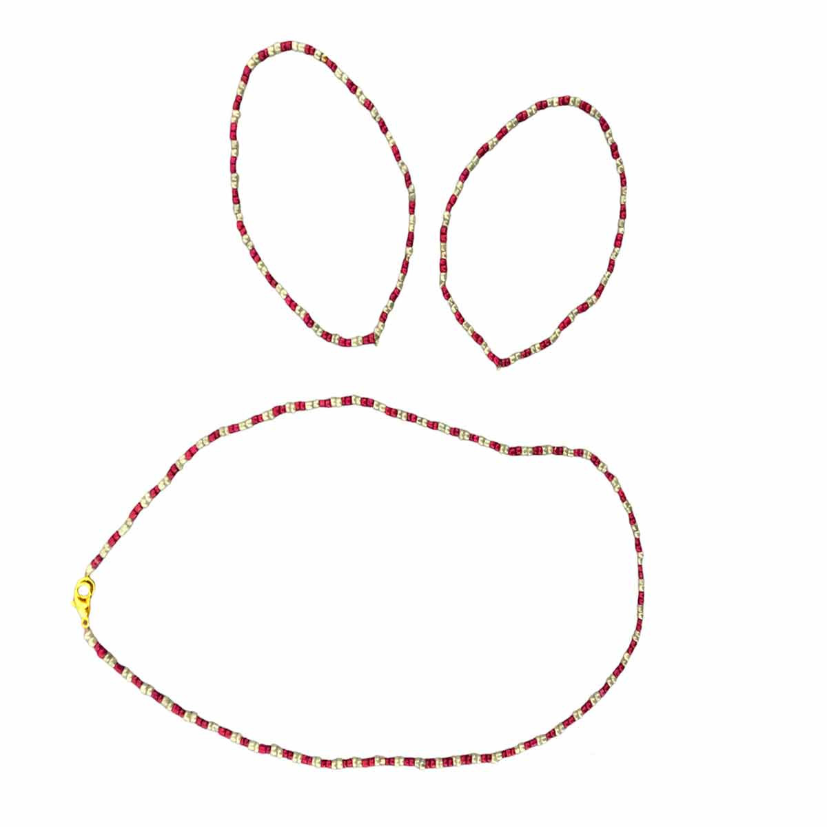 نیم ست دخترانه مدل منجوق ملیله ای کد 35656