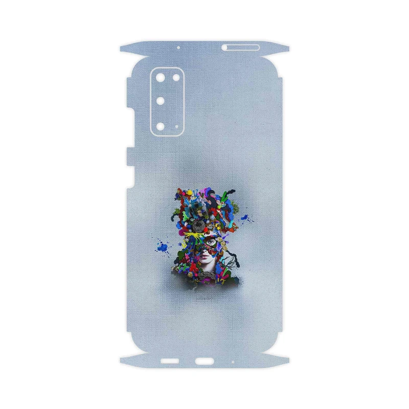 برچسب پوششی ماهوت مدل Collage of surreal Portrait of Women 4-FullSkin مناسب برای گوشی موبایل سامسونگ Galaxy S20