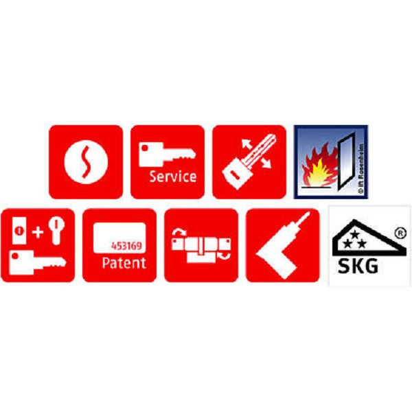 سیلندر قفل آبوس مدل XD25