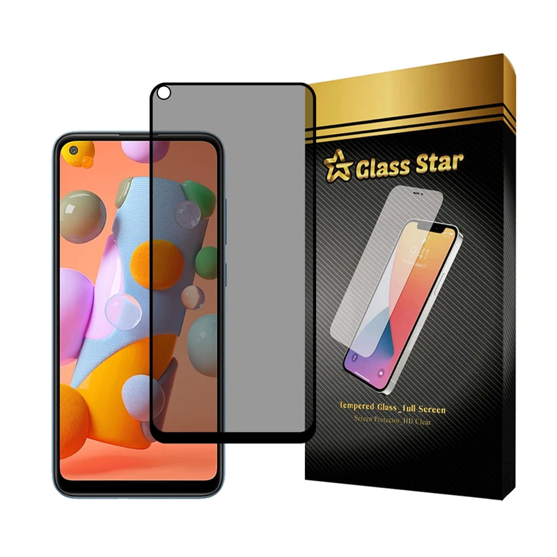 محافظ صفحه نمایش حریم شخصی گلس استار مدل PRIVFULLG مناسب برای گوشی موبایل سامسونگ Galaxy A11 / M11 / Redmi Note 9 / Redmi Note 9T