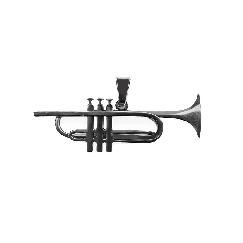 آویز گردنبند زنانه و مردانه مدل ترومپت کد 012