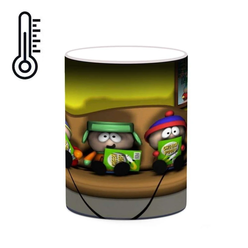 ماگ حرارتی کاکتی مدل کارتون South Park کد mgh23133