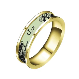 انگشتر ناکسیگو مدل شب تاب طرح درنا کد RT14982
