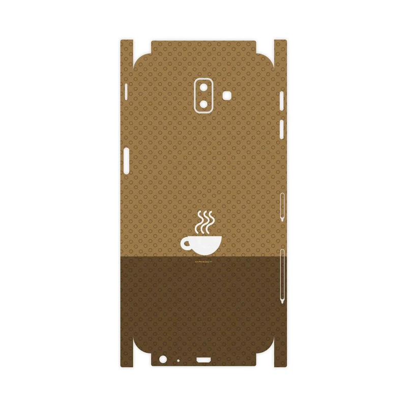 برچسب پوششی ماهوت مدل Minimal Cup of Coffee Icon-FullSkin مناسب برای گوشی موبایل سامسونگ Galaxy J6 Plus