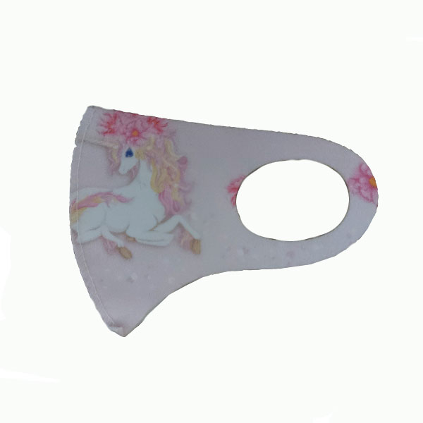 ماسک پارچه‌ای بچگانه  طرح اسب آبی