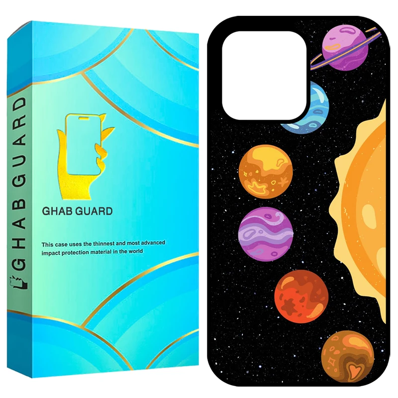  کاور قاب گارد طرح سیاره مدل GCHP15PM مناسب برای گوشی موبایل اپل iPhone 15 Pro Max