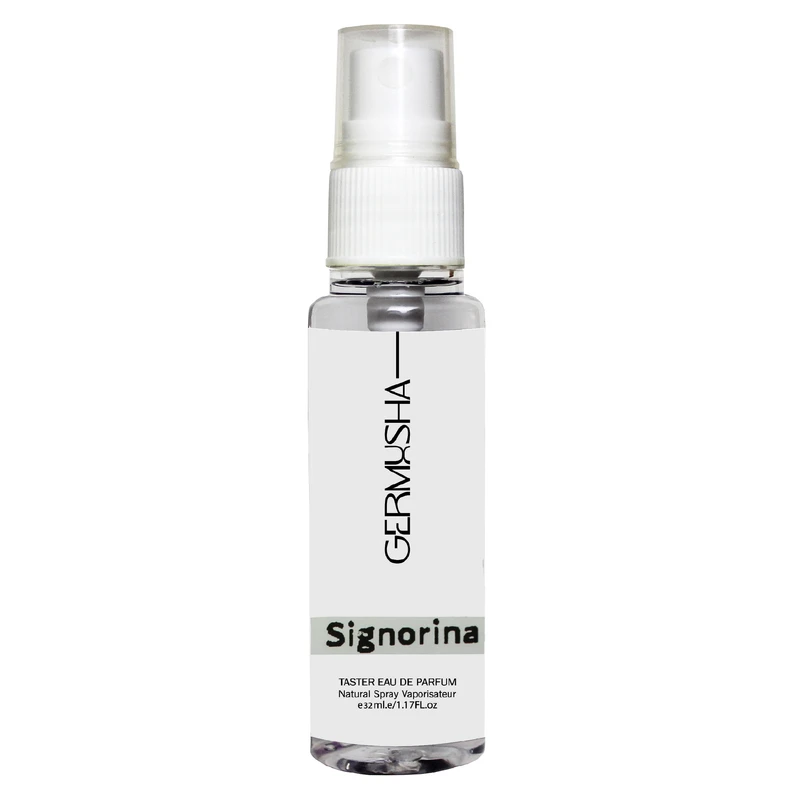 عطر جیبی زنانه گرموشا مدل سیگنورینا با رایحه شیرین حجم 32 میلی‌لیتر