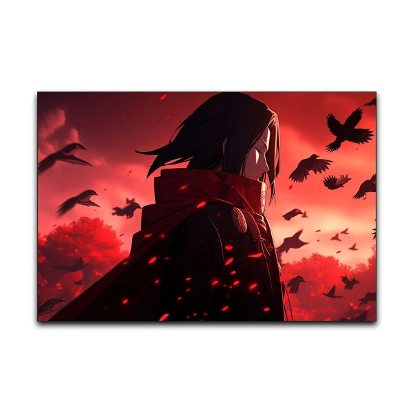 تابلو شاسی گوفی مدل ایتاچی انیمه ناروتو طرح Itachi Naruto Anime کد SIDE66