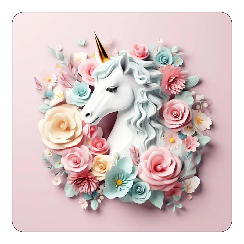 مگنت کاکتی طرح اسب تک شاخ و یونیکورن مدل mp32249