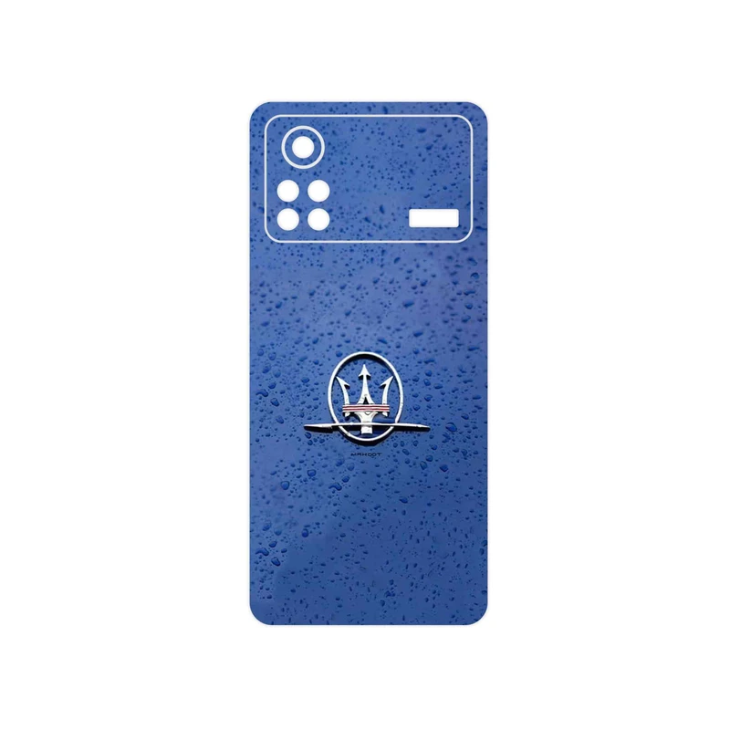 برچسب پوششی ماهوت مدل Maserati مناسب برای گوشی موبایل شیائومی Poco X4 Pro 5G