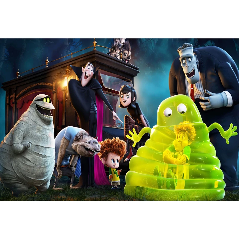 تابلو شاسی مدل کارتون هتل ترانسیلوانیا کد T6095