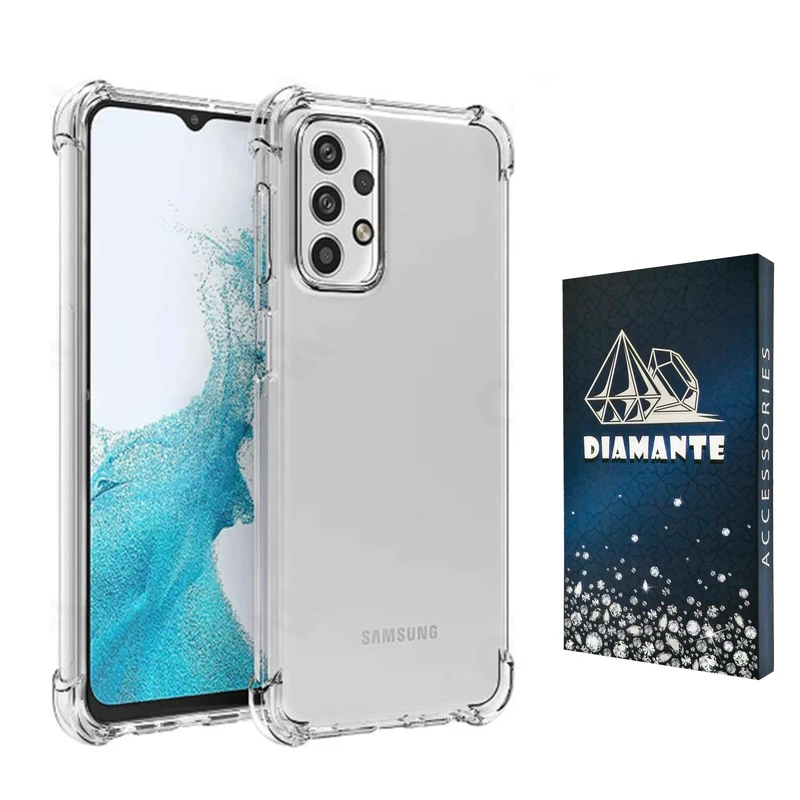  کاور دیامانته مدل shiny navy مناسب برای گوشی موبایل سامسونگ Galaxy A23 5G