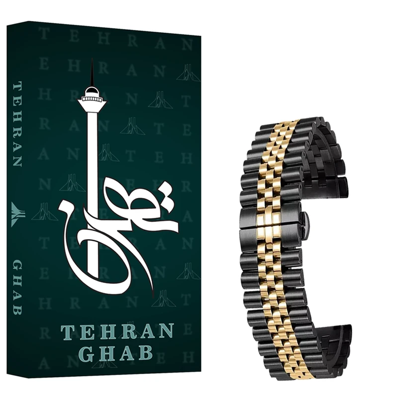 بند تهران قاب مدل TROLD مناسب برای ساعت هوشمند هایلو GST / LS09B 22mm