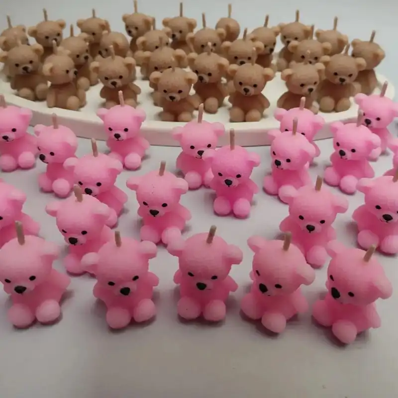 قالب شمع مدل خرس تدی