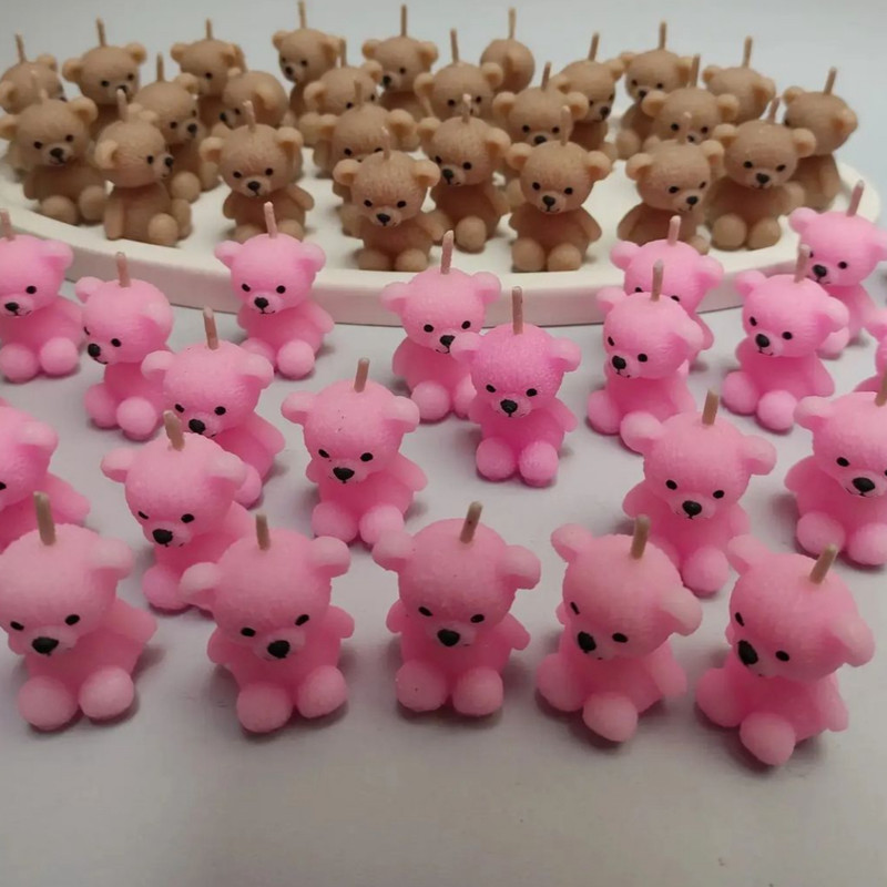 قالب شمع مدل خرس تدی