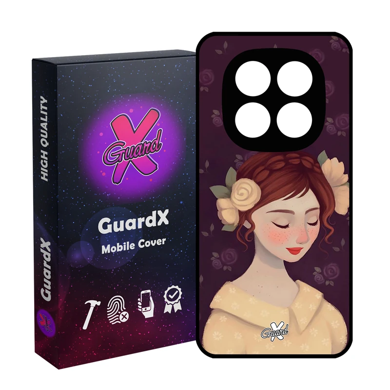 کاور گارد ایکس طرح Girl مدل 10325 مناسب برای گوشی موبایل شیائومی Redmi Note 14 Pro 4G
