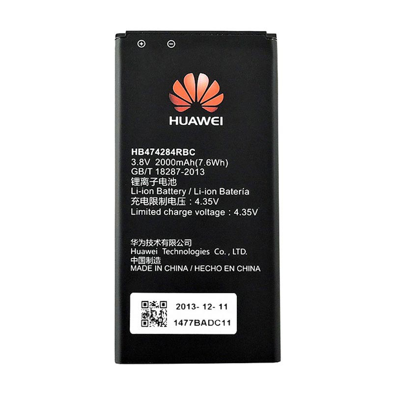 باتری موبایل مدل HB474284RBC با ظرفیت 2000 میلی آمپر ساعت مناسب برای گوشی موبایل هوآوی 3C Lite