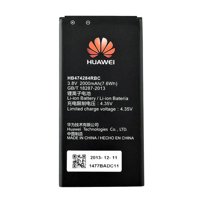 باتری موبایل مدل HB474284RBC با ظرفیت 2000 میلی آمپر ساعت مناسب برای گوشی موبایل هوآوی 3C Lite