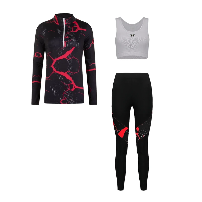 ست سه تکه لباس ورزشی زنانه مدل 1801-1401-276